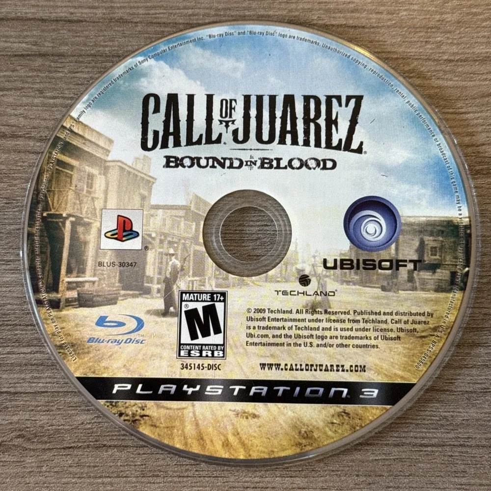 Call of Juarez: Bound‎ in Blood Sony PlayStation 3- Disc Only